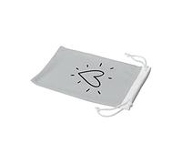 Bonamaison Bolsa para Gafas de Sol con impresión Digital, 100% algodón, Suave y Delgada, Funda Protectora para Gafas con Cierre de cordón, 1 Pieza, 11 x 19 cm