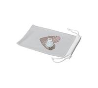 Bonamaison Bolsa para Gafas de Sol con impresión Digital, 100% algodón, Suave y Delgada, Funda Protectora para Gafas con Cierre de cordón, 1 Pieza, 11 x 19 cm