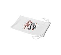 Bonamaison Bolsa para Gafas de Sol con impresión Digital, 100% algodón, Suave y Delgada, Funda Protectora para Gafas con Cierre de cordón, 1 Pieza, 11 x 19 cm