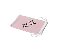 Bonamaison Bolsa para Gafas de Sol con impresión Digital, 100% algodón, Suave y Delgada, Funda Protectora para Gafas con Cierre de cordón, 1 Pieza, 11 x 19 cm