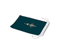 Bonamaison Bolsa para Gafas de Sol con impresión Digital, 100% algodón, Suave y Delgada, Funda Protectora para Gafas con Cierre de cordón, 1 Pieza, 11 x 19 cm