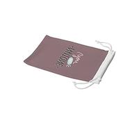 Bonamaison Bolsa para Gafas de Sol con impresión Digital, 100% algodón, Suave y Delgada, Funda Protectora para Gafas con Cierre de cordón, 1 Pieza, 11 x 19 cm