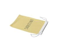 Bonamaison Bolsa para Gafas de Sol con impresión Digital, 100% algodón, Suave y Delgada, Funda Protectora para Gafas con Cierre de cordón, 1 Pieza, 11 x 19 cm