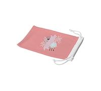 Bonamaison Bolsa para Gafas de Sol con impresión Digital, 100% algodón, Suave y Delgada, Funda Protectora para Gafas con Cierre de cordón, 1 Pieza, 11 x 19 cm