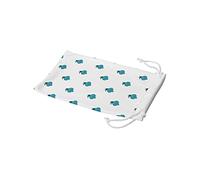 Bonamaison Bolsa para Gafas de Sol con impresión Digital, 100% algodón, Suave y Delgada, Funda Protectora para Gafas con Cierre de cordón, 1 Pieza, 11 x 19 cm