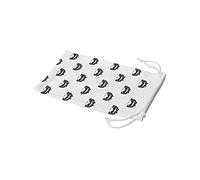 Bonamaison Bolsa para Gafas de Sol con impresión Digital, 100% algodón, Suave y Delgada, Funda Protectora para Gafas con Cierre de cordón, 1 Pieza, 11 x 19 cm