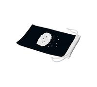 Bonamaison Bolsa para Gafas de Sol con impresión Digital, 100% algodón, Suave y Delgada, Funda Protectora para Gafas con Cierre de cordón, 1 Pieza, 11 x 19 cm
