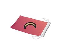 Bonamaison Bolsa para Gafas de Sol con impresión Digital, 100% algodón, Suave y Delgada, Funda Protectora para Gafas con Cierre de cordón, 1 Pieza, 11 x 19 cm