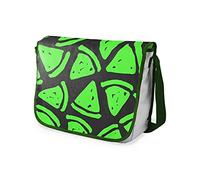 Bonamaison Bolso Bandolera con Estampado Digital con Correas de Color Caqui para niñas y niños, para Estudiantes y para Llevar al Hombro, tamaño: 29 x 36 cm