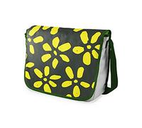 Bonamaison Bolso Bandolera con Estampado Digital con Correas de Color Caqui para niñas y niños, para Estudiantes y para Llevar al Hombro, tamaño: 29 x 36 cm