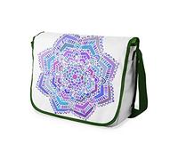 Bonamaison Bolso Bandolera con Estampado Digital con Correas de Color Caqui para niñas y niños, para Estudiantes y para Llevar al Hombro, tamaño: 29 x 36 cm