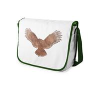 Bonamaison Bolso Bandolera con Estampado Digital con Correas de Color Caqui para niñas y niños, para Estudiantes y para Llevar al Hombro, tamaño: 29 x 36 cm