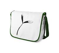 Bonamaison Bolso Bandolera con Estampado Digital con Correas de Color Caqui para niñas y niños, para Estudiantes y para Llevar al Hombro, tamaño: 29 x 36 cm