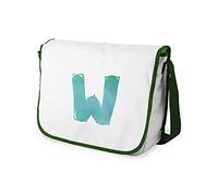 Bonamaison Bolso Bandolera con Estampado Digital con Correas de Color Caqui para niñas y niños, para Estudiantes y para Llevar al Hombro, tamaño: 29 x 36 cm