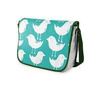 Bonamaison Bolso Bandolera con Estampado Digital con Correas de Color Caqui para niñas y niños, para Estudiantes y para Llevar al Hombro, tamaño: 29 x 36 cm