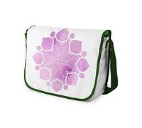 Bonamaison Bolso Bandolera con Estampado Digital con Correas de Color Caqui para niñas y niños, para Estudiantes y para Llevar al Hombro, tamaño: 29 x 36 cm