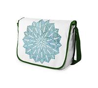 Bonamaison Bolso Bandolera con Estampado Digital con Correas de Color Caqui para niñas y niños, para Estudiantes y para Llevar al Hombro, tamaño: 29 x 36 cm