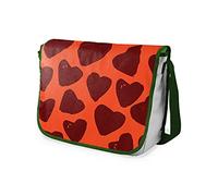 Bonamaison Bolso Bandolera con Estampado Digital con Correas de Color Caqui para niñas y niños, para Estudiantes y para Llevar al Hombro, tamaño: 29 x 36 cm