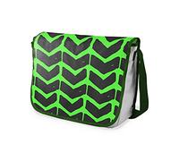 Bonamaison Bolso Bandolera con Estampado Digital con Correas de Color Caqui para niñas y niños, para Estudiantes y para Llevar al Hombro, tamaño: 29 x 36 cm