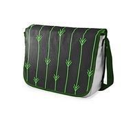 Bonamaison Bolso Bandolera con Estampado Digital con Correas de Color Caqui para niñas y niños, para Estudiantes y para Llevar al Hombro, tamaño: 29 x 36 cm