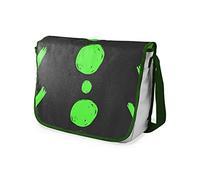 Bonamaison Bolso Bandolera con Estampado Digital con Correas de Color Caqui para niñas y niños, para Estudiantes y para Llevar al Hombro, tamaño: 29 x 36 cm