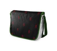 Bonamaison Bolso Bandolera con Estampado Digital con Correas de Color Caqui para niñas y niños, para Estudiantes y para Llevar al Hombro, tamaño: 29 x 36 cm