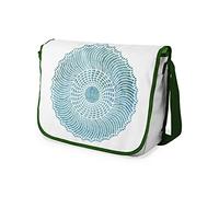 Bonamaison Bolso Bandolera con Estampado Digital con Correas de Color Caqui para niñas y niños, para Estudiantes y para Llevar al Hombro, tamaño: 29 x 36 cm