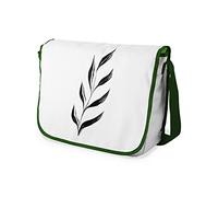 Bonamaison Bolso Bandolera con Estampado Digital con Correas de Color Caqui para niñas y niños, para Estudiantes y para Llevar al Hombro, tamaño: 29 x 36 cm