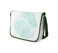 Bonamaison Bolso Bandolera con Estampado Digital con Correas de Color Caqui para niñas y niños, para Estudiantes y para Llevar al Hombro, tamaño: 29 x 36 cm