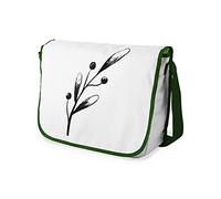 Bonamaison Bolso Bandolera con Estampado Digital con Correas de Color Caqui para niñas y niños, para Estudiantes y para Llevar al Hombro, tamaño: 29 x 36 cm