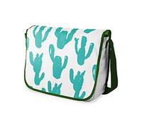 Bonamaison Bolso Bandolera con Estampado Digital con Correas de Color Caqui para niñas y niños, para Estudiantes y para Llevar al Hombro, tamaño: 29 x 36 cm