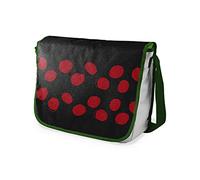 Bonamaison Bolso Bandolera con Estampado Digital con Correas de Color Caqui para niñas y niños, para Estudiantes y para Llevar al Hombro, tamaño: 29 x 36 cm