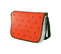 Bonamaison Bolso Bandolera con Estampado Digital con Correas de Color Caqui para niñas y niños, para Estudiantes y para Llevar al Hombro, tamaño: 29 x 36 cm