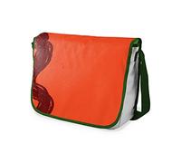 Bonamaison Bolso Bandolera con Estampado Digital con Correas de Color Caqui para niñas y niños, para Estudiantes y para Llevar al Hombro, tamaño: 29 x 36 cm