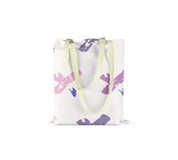 Bonamaison, Bolso De Mano Impreso, Bolso de la Compra Reutilizable, Bolso De Compras, Lavable a Máquina, Ecológico, Plegable, Bolso de Tela de Lona con Asas, 34X40 Cm - Diseñado y Fabricado en Turquía