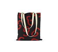 Bonamaison, Bolso De Mano Impreso, Bolso de la Compra Reutilizable, Bolso De Compras, Lavable a Máquina, Ecológico, Plegable, Bolso de Tela de Lona con Asas, 34X40 Cm - Diseñado y Fabricado en Turquía