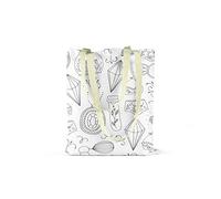 Bonamaison, Bolso De Mano Impreso, Bolso de la Compra Reutilizable, Bolso De Compras, Lavable a Máquina, Ecológico, Plegable, Bolso de Tela de Lona con Asas, 34X40 Cm - Diseñado y Fabricado en Turquía