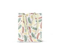 Bonamaison, Bolso De Mano Impreso, Bolso de la Compra Reutilizable, Bolso De Compras, Lavable a Máquina, Ecológico, Plegable, Bolso de Tela de Lona con Asas, 34X40 Cm - Diseñado y Fabricado en Turquía