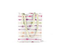 Bonamaison, Bolso De Mano Impreso, Bolso de la Compra Reutilizable, Bolso De Compras, Lavable a Máquina, Ecológico, Plegable, Bolso de Tela de Lona con Asas, 34X40 Cm - Diseñado y Fabricado en Turquía