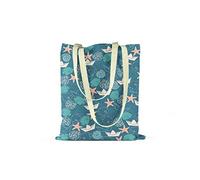 Bonamaison, Bolso De Mano Impreso, Bolso de la Compra Reutilizable, Bolso De Compras, Lavable a Máquina, Ecológico, Plegable, Bolso de Tela de Lona con Asas, 34X40 Cm - Diseñado y Fabricado en Turquía