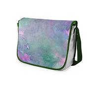 Bonamaison Bolso escolar de mensajero impreso digitalmente con correa caqui para estudiantes, bolsa cruzada, bolsa de mensajero, bolsa de hombro para la escuela, vuelta a la escuela, tamaño: 29 x 36