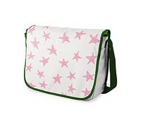 Bonamaison Bolso escolar de mensajero impreso digitalmente con correa caqui para estudiantes, bolsa cruzada, bolsa de mensajero, bolsa de hombro para la escuela, vuelta a la escuela, tamaño: 29 x 36