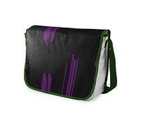 Bonamaison Bolso escolar de mensajero impreso digitalmente con correa caqui para estudiantes, bolsa cruzada, bolsa de mensajero, bolsa de hombro para la escuela, vuelta a la escuela, tamaño: 29 x 36