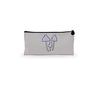 Bonamaison Estuche de Lona con Cremallera para lápices, con impresión Digital, para Escuela, Bolsa de Lona para niños, niñas, 100% algodón, Unisex, 1 Unidad, 21 x 12 cm