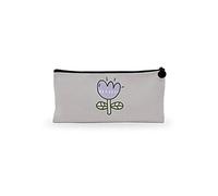 Bonamaison Estuche de Lona con Cremallera para lápices, con impresión Digital, para Escuela, Bolsa de Lona para niños, niñas, 100% algodón, Unisex, 1 Unidad, 21 x 12 cm