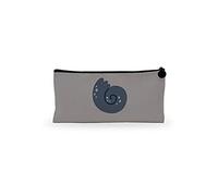 Bonamaison Estuche de Lona con Cremallera para lápices, con impresión Digital, para Escuela, Bolsa de Lona para niños, niñas, 100% algodón, Unisex, 1 Unidad, 21 x 12 cm