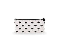 Bonamaison, Estuche de Lona con Cremallera para lápices, con impresión Digital, para Escuela, Bolsa de Lona para niños, niñas, 100% algodón, Unisex, 1 Unidad, 21 x 12 cm