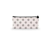 Bonamaison, Estuche de Lona con Cremallera para lápices, con impresión Digital, para Escuela, Bolsa de Lona para niños, niñas, 100% algodón, Unisex, 1 Unidad, 21 x 12 cm