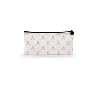 Bonamaison, Estuche de Lona con Cremallera para lápices, con impresión Digital, para Escuela, Bolsa de Lona para niños, niñas, 100% algodón, Unisex, 1 Unidad, 21 x 12 cm