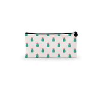 Bonamaison, Estuche de Lona con Cremallera para lápices, con impresión Digital, para Escuela, Bolsa de Lona para niños, niñas, 100% algodón, Unisex, 1 Unidad, 21 x 12 cm